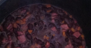 Black Beans with Bacon