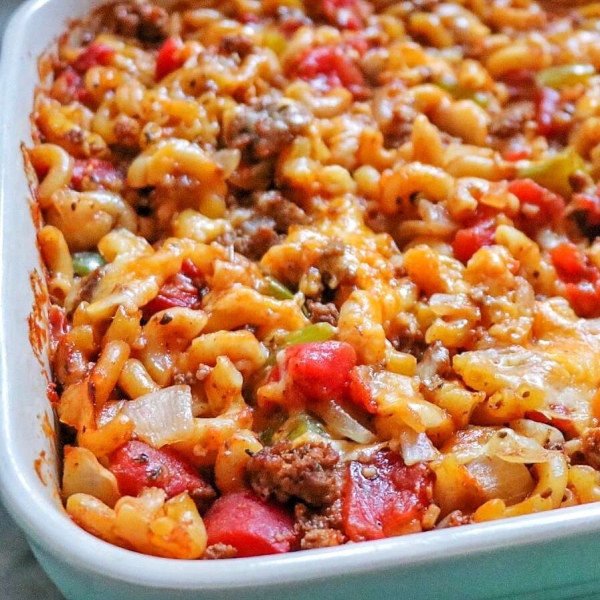 Cheeseburger Casserole