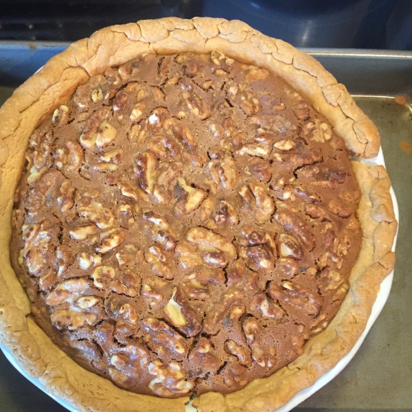 Mocha Walnut Pie