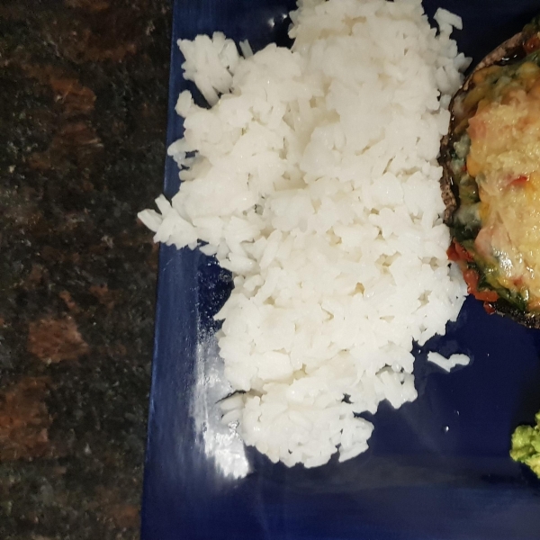 Spinach Stuffed Portobello Mushrooms with Avocado