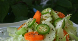 Spicy Bok Choy Slaw