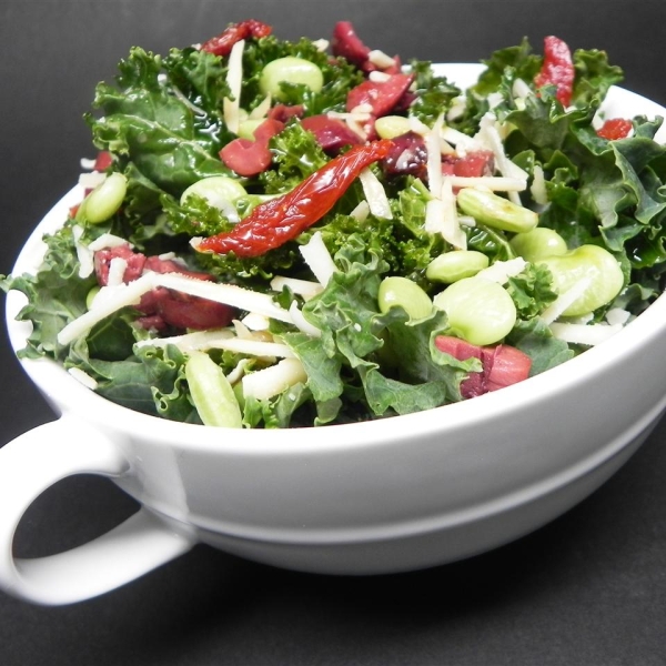 Quick Smoky Kale Salad