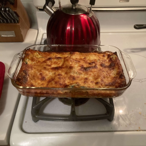 Easy Vegetarian Spinach Lasagna