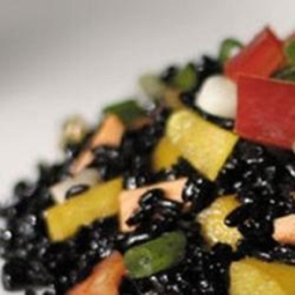 TK's Forbidden Black Rice Salad