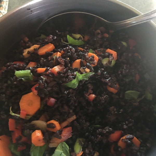 TK's Forbidden Black Rice Salad