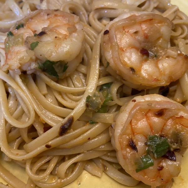 Shrimp and Noodles with Chili Crisp Sauce