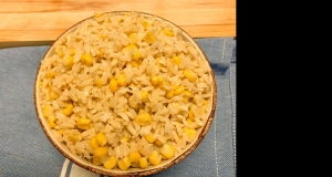 Easy Spiced Brown Rice With Corn