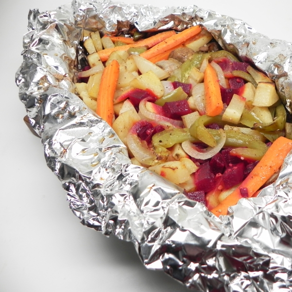 Grandpa's Grilled Vegetables in Foil