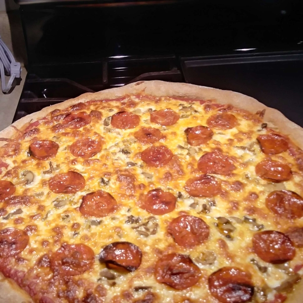 Amazing Whole Wheat Pizza Crust