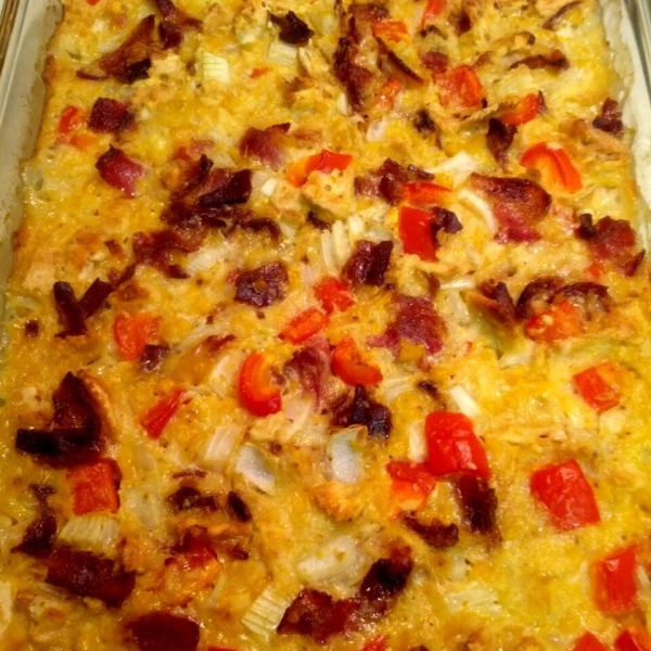 Scalloped Corn and Bacon Casserole