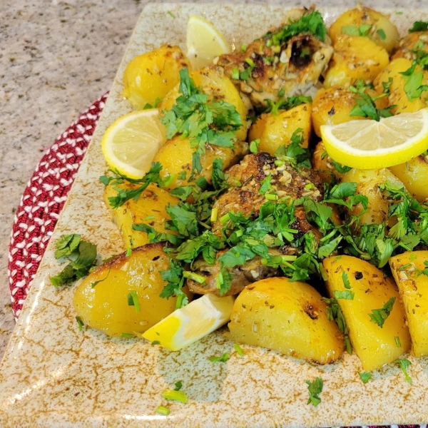 Greek Lemon Chicken and Potatoes