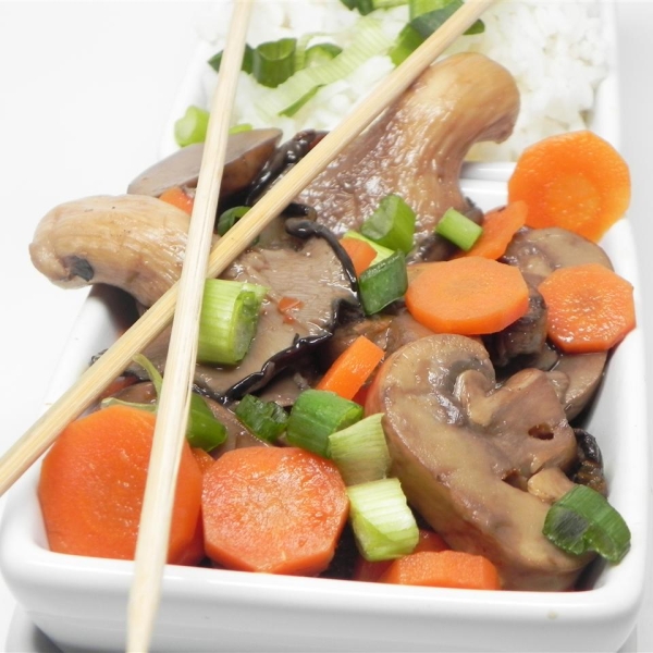 Triple Mushroom and Carrot Medley