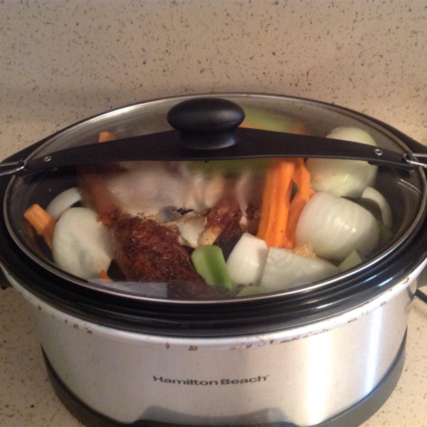 Chicken Broth in a Slow Cooker