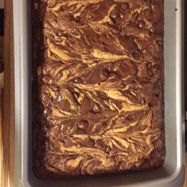 Swirled Peanut Butter Cup Brownies