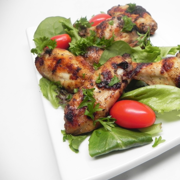 Lemon and Garlic Chicken Wings