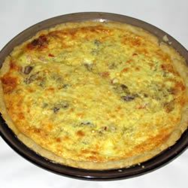 Spicy Edam Shrimp Quiche