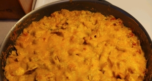 Cheddar Cheese Chicken Pasta Bake