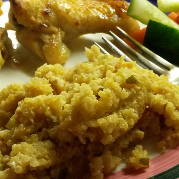 Garlic Cheese Quinoa