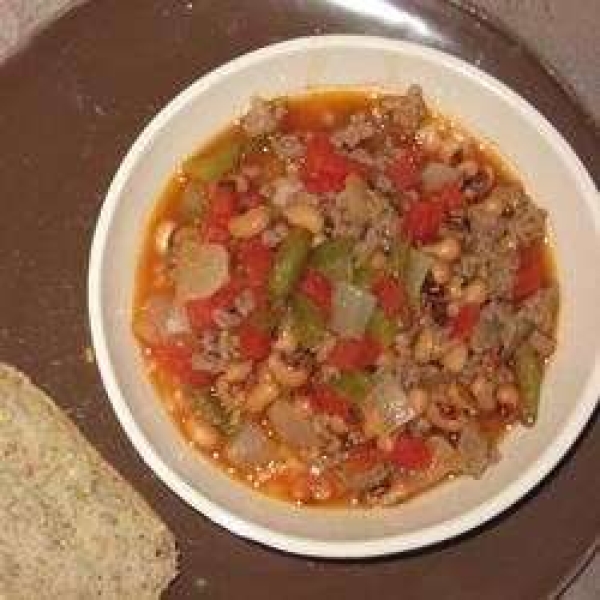 Slow Cooker Hoppin' John Chowder