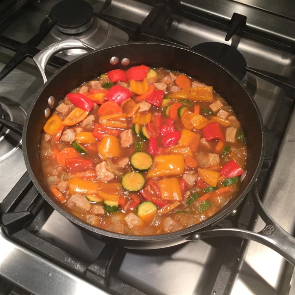 Honey-Soy Pork and Vegetables