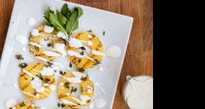 Grilled Pineapple Dessert with Greek Yogurt