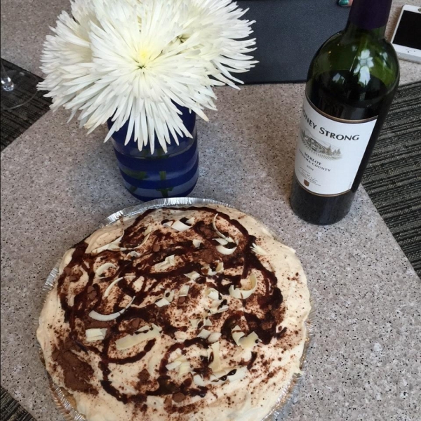 Elegant White Chocolate Banana Cream Pie
