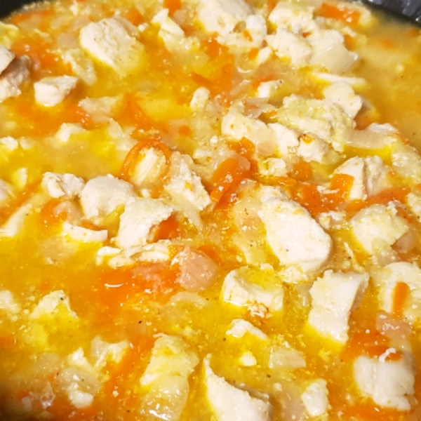 One Dish Bourbon Chicken