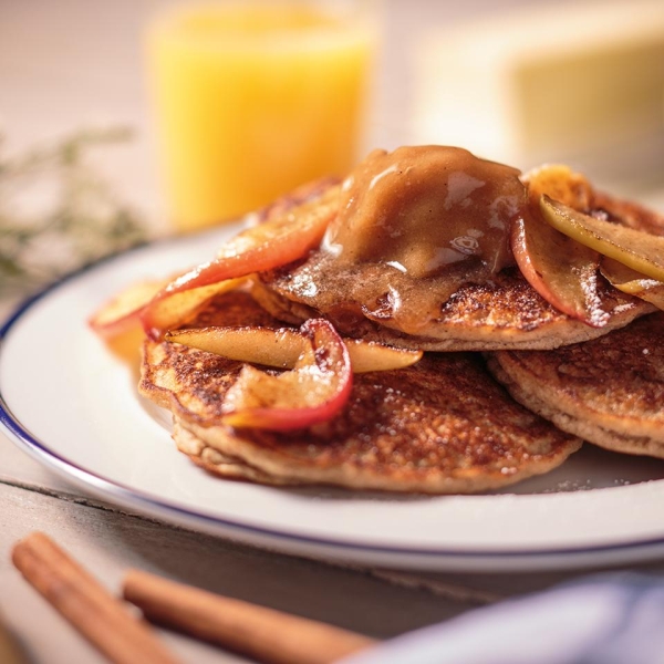 Cinnamon Applesauce Pancakes from RiceSelect®