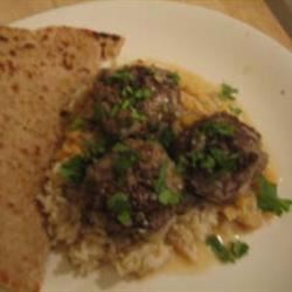 Pakistani Meatballs with Gravy (Koftay)