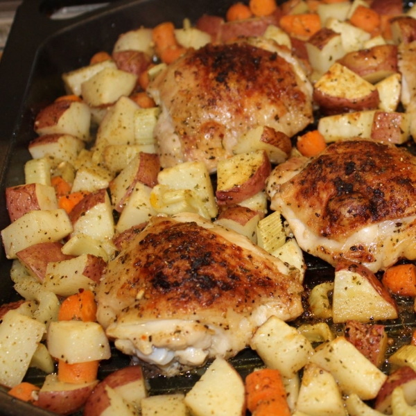 Sheet Pan Dinner with Chicken and Veggies