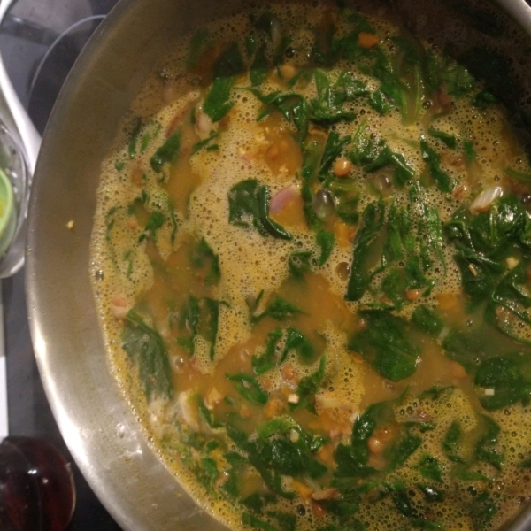 Easy Spinach Lentil Soup