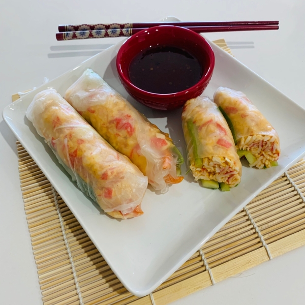 Spicy Crab Spring Rolls