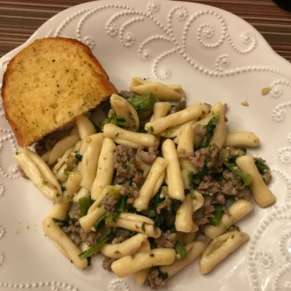 Jan's Cavatelli with Broccoli Rabe