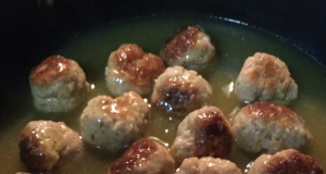 Pork Meatballs in White Wine Sauce