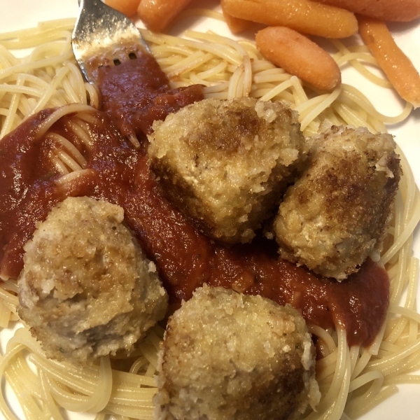 Pork Meatballs in White Wine Sauce