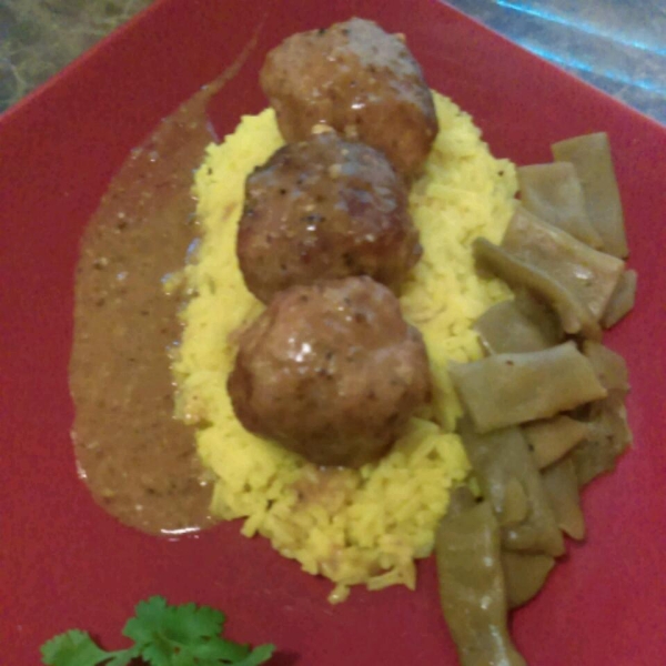 Pork Meatballs in White Wine Sauce