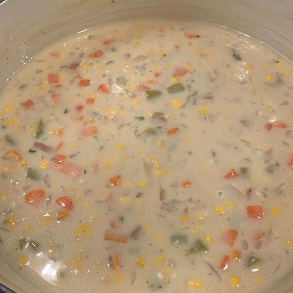 Creamy Vegan Corn Chowder