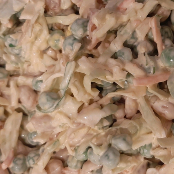 Coleslaw with Peas