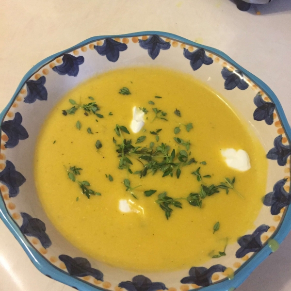 Butternut Squash Soup with a Kick