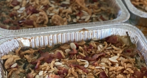 Bacon and Almond Green Bean Casserole