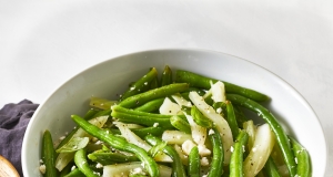 Fresh Green Beans, Fennel, and Feta Cheese