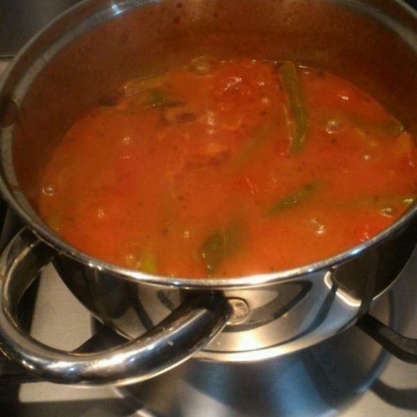 Grecian Green Beans in Tomato Sauce