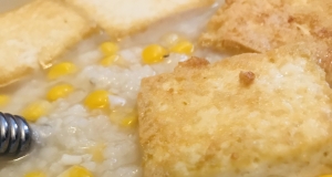 Slow Cooker Chicken and Corn Congee