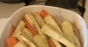 DSF's Honey Roasted Carrots And Parsnips