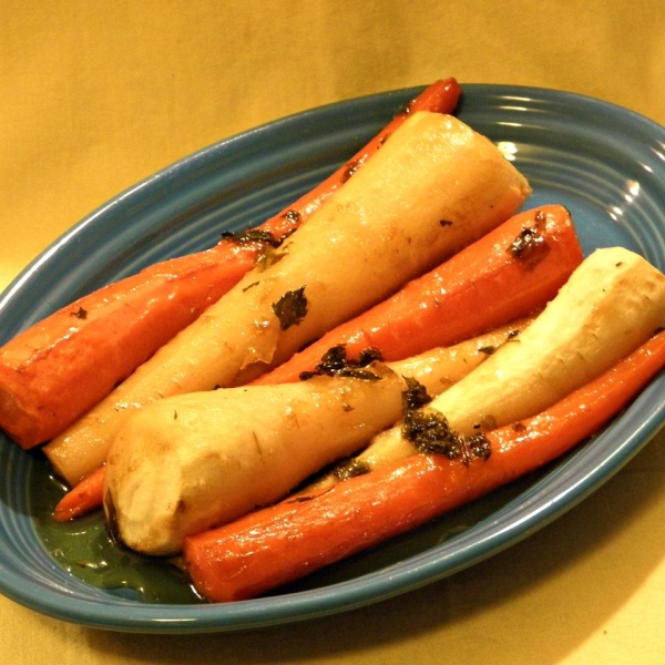 DSF's Honey Roasted Carrots And Parsnips