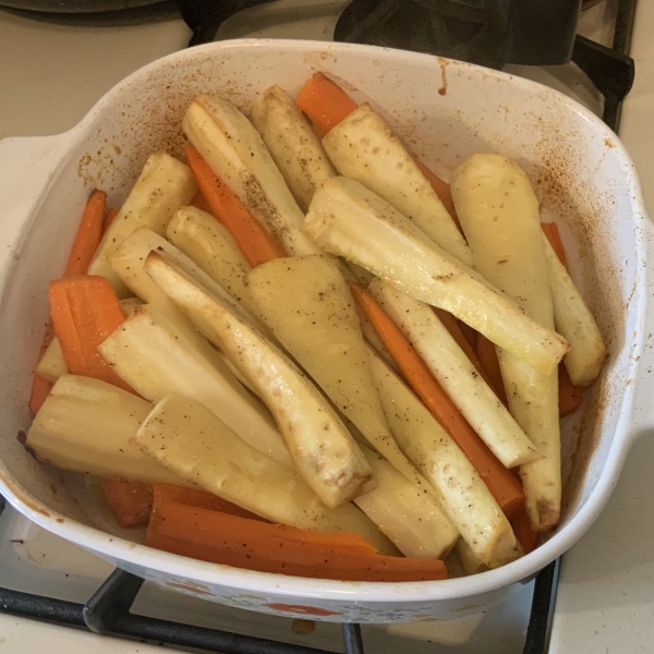 DSF's Honey Roasted Carrots And Parsnips