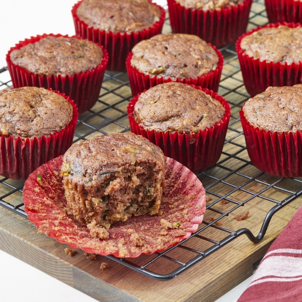 Apple Cinnamon Zucchini Muffins