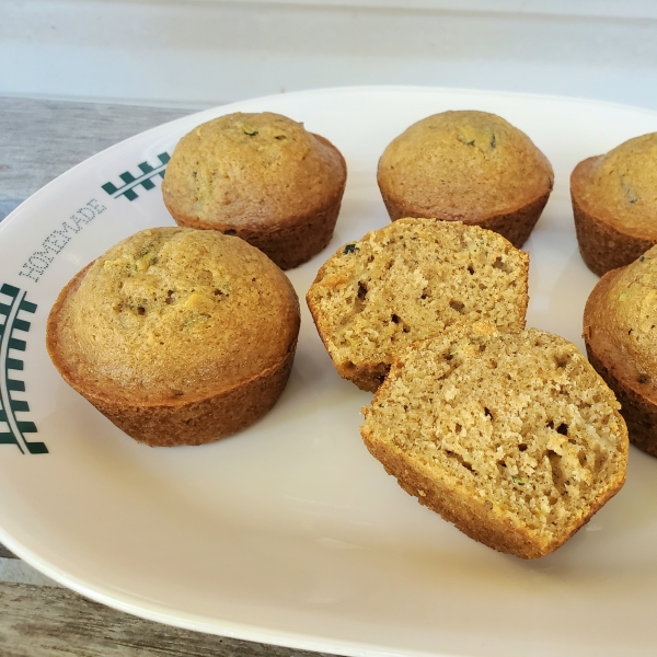 Apple Cinnamon Zucchini Muffins