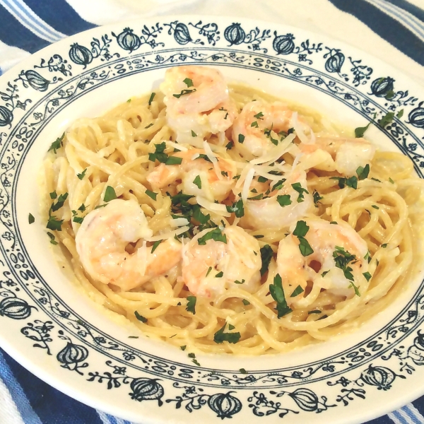 Shrimp Carbonara