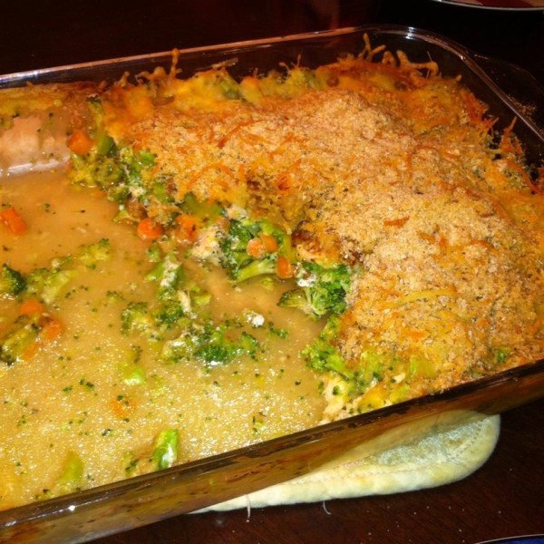 Cheesy Chicken Broccoli Bake